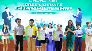  Khánh Hòa: Lan tỏa tinh thần du lịch xanh từ “Green Debate Championship” 
