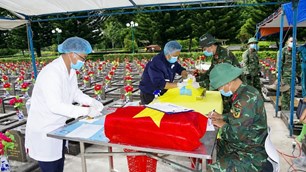Gia Lai hoàn thành lấy mẫu ADN tại 113 nghĩa trang liệt sĩ