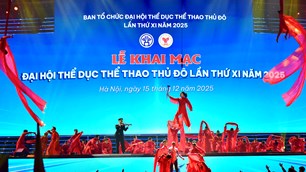 Khai mạc Đại hội Thể dục thể thao Thủ đô lần thứ XI
