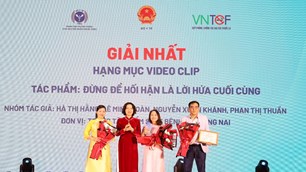  Trao giải cuộc thi “Sáng tác sản phẩm truyền thông về môi trường không khói thuốc lá“