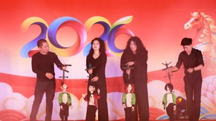 Nhà hát Múa rối Thăng Long góp sắc màu nghệ thuật trong những ngày lễ lớn