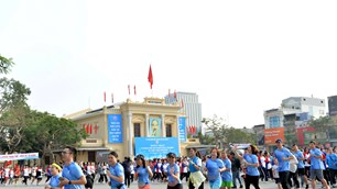 Hơn 3.000 người sẽ cùng đi bộ “Cùng Việt Nam tiến bước” tại Hải Phòng