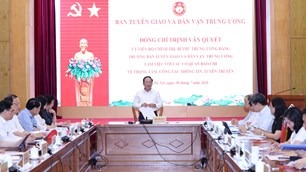 Báo chí phải tiếp tục khẳng định vai trò là dòng chảy thông tin chủ lưu, đổi mới mạnh mẽ để giữ vai trò dẫn dắt