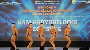 Hơn 300 VĐV tham dự Giải vô địch Thể hình toàn quốc