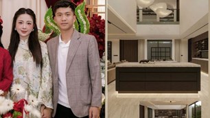 Cô chủ khách sạn khoe quà 8.3 cực khủng từ tuyển thủ Phan Văn Đức: Biệt thự mới toanh, phòng khách cực đẹp