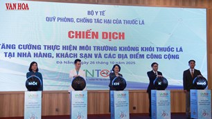 Phát động Chiến dịch “Môi trường không khói thuốc” tại nhà hàng, khách sạn và địa điểm công cộng