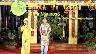 Đặc sắc đêm thơ Nguyên tiêu tại đình làng Nại Nam