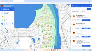 Theo dõi tiến độ bầu cử bằng bản đồ số 