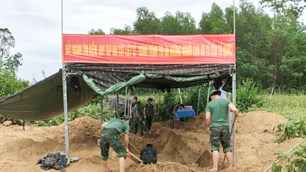 Quy tập 3 hài cốt liệt sĩ nghi thuộc lực lượng đặc công