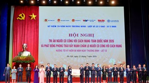 Gần 12.000 tỉ đồng ủng hộ “Phong trào đẩy mạnh chăm lo người có công với cách mạng”