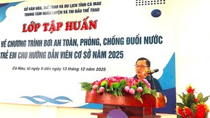 Nâng cao kỹ năng phòng, chống đuối nước trẻ em cho các hướng dẫn viên cơ sở