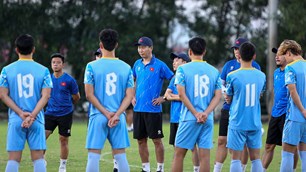 HLV Kim Sang-sik triệu tập 26 cầu thủ U22 Việt Nam tham dự giải quốc tế Trung Quốc