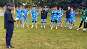 U22 Việt Nam bước vào tập luyện, chuẩn bị cho trận đấu với U22 Trung Quốc