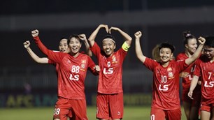 Vào tứ kết giải châu Á, CLB nữ TP.HCM được VFF thưởng 300 triệu đồng