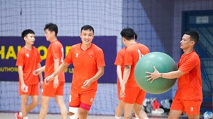 Đội tuyển Futsal Việt Nam tích cực chuẩn bị cho SEA Games 33