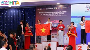 Việt Nam tổ chức thành công Giải “Siêu trí nhớ thế giới” 2025, để lại ấn tượng với bạn bè quốc tế