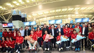 Đoàn Thể thao Người khuyết tật Việt Nam lên đường sang Thái Lan dự ASEAN Para Games 13