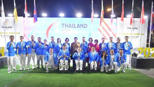 Đoàn Thể thao Người khuyết tật Việt Nam dự Lễ thượng cờ ASEAN Para Games 13