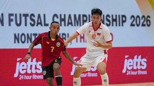 Đội tuyển futsal Việt Nam sớm giành quyền vào bán kết giải Đông Nam Á