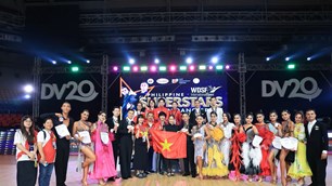 DanceSport Việt Nam giành 6 HCV, xếp hạng nhất giải Đông Nam Á