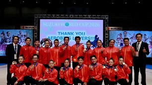 Aerobic Việt Nam giành 3 HCV tại World Cup 2026