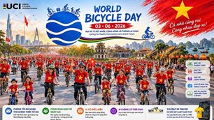 Việt Nam hưởng ứng chiến dịch “Ngày Xe đạp thế giới 2026”