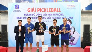 Giải Pickleball Ngành Đồ uống Việt Nam lần thứ I/2025: Lan tỏa tinh thần rèn luyện thân thể, gắn kết cộng đồng doanh nghiệp