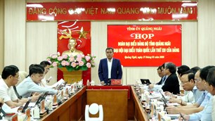 Quảng Ngãi đề xuất giải pháp an sinh xã hội và du lịch sinh thái bền vững tại Đại hội XIV của Đảng