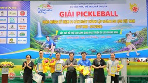 Khai mạc Giải Pickleball chào mừng 66 năm Ngày thành lập ngành Du lịch Việt Nam