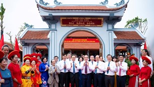 Khánh thành Khu lưu niệm Trưởng Ban Thường trực Quốc hội Bùi Bằng Đoàn