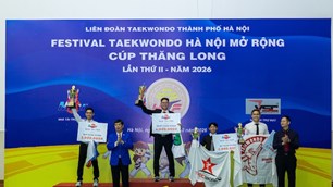 Taekwondo Kids Việt Nam giành ngôi Nhất toàn đoàn tại Festival Taekwondo Hà Nội mở rộng 