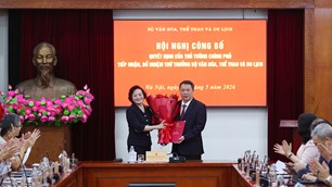 Công bố quyết định bổ nhiệm Thứ trưởng Bộ VHTTDL Nguyễn Huy Dũng