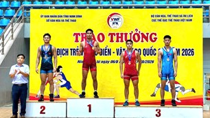 Vật Thanh Hóa giành 22 huy chương tại Giải vô địch trẻ quốc gia 2026