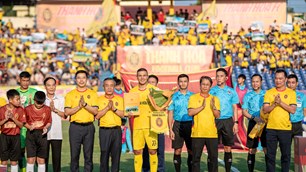 Một hình ảnh đặc biệt trong ngày CLB Thanh Hóa thắng Đà Nẵng