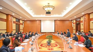 Thường trực Ban Bí thư cho ý kiến về công tác tuyên truyền, trang trí khánh tiết Đại hội Đảng XIV