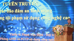 Tổ chức tuyên truyền, phổ biến, hướng dẫn thi hành Luật An ninh mạng trên các phương tiện thông tin đại chúng