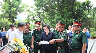 Ngày 6.7, sẽ triển khai quy tập hài cốt liệt sĩ tại công viên Lê Thị Riêng