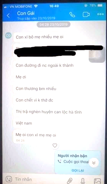 Tin nhắn của con gái đi lao động mất tích tại Anh khiến gia đình hoang mang - Anh 2