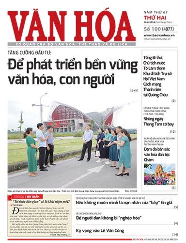 Báo Văn Hoá 19/8/2024 số 100
