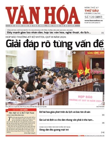 Báo Văn Hoá 4/10/2024 số 120