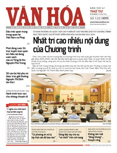 Báo Văn Hoá 9/10/2024 số 122
