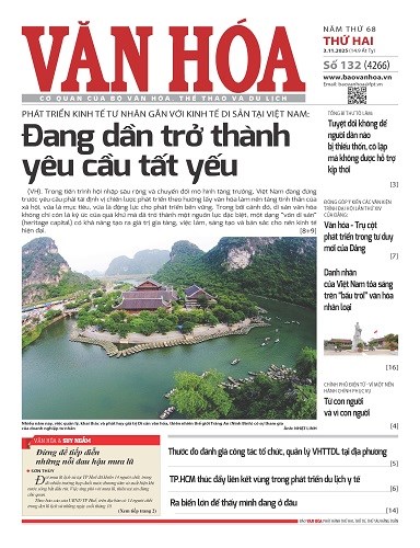 Báo Văn Hoá 03/11/2025 số 132