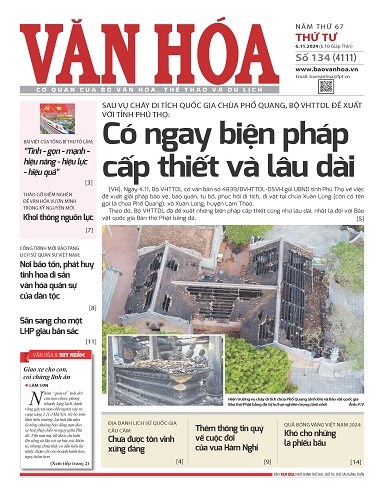 Báo Văn Hoá 6/11/2024 số 134