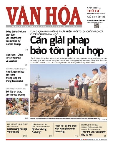 Báo Văn Hoá 13/11/2024 số 137