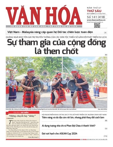 Báo Văn Hoá 22/11/2024 số 141