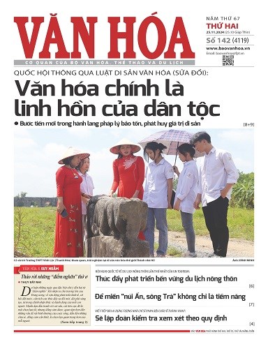 Báo Văn Hoá 25/11/2024 số 142