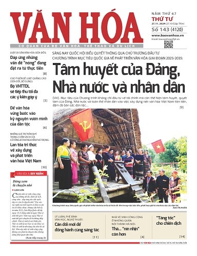 Báo Văn Hoá 27/11/2024 số 143