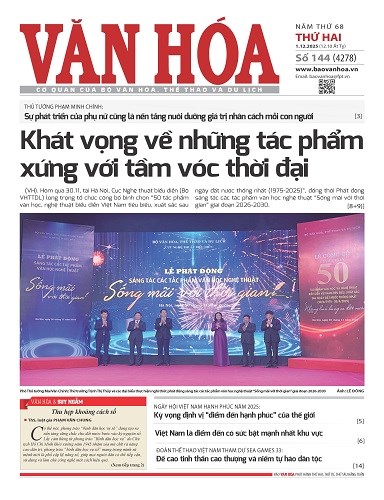 Báo Văn Hoá 01/12/2025 số 144