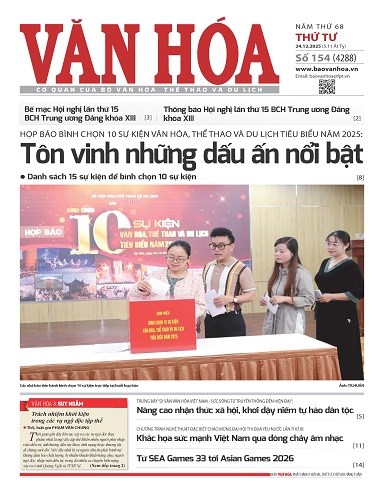 Báo Văn Hoá 24/12/2025 số 154