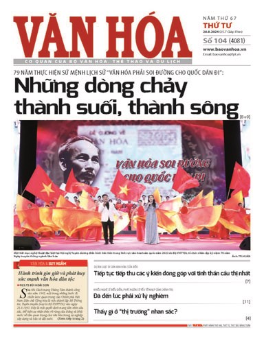 Báo Văn Hoá 28/8/2024 số 104